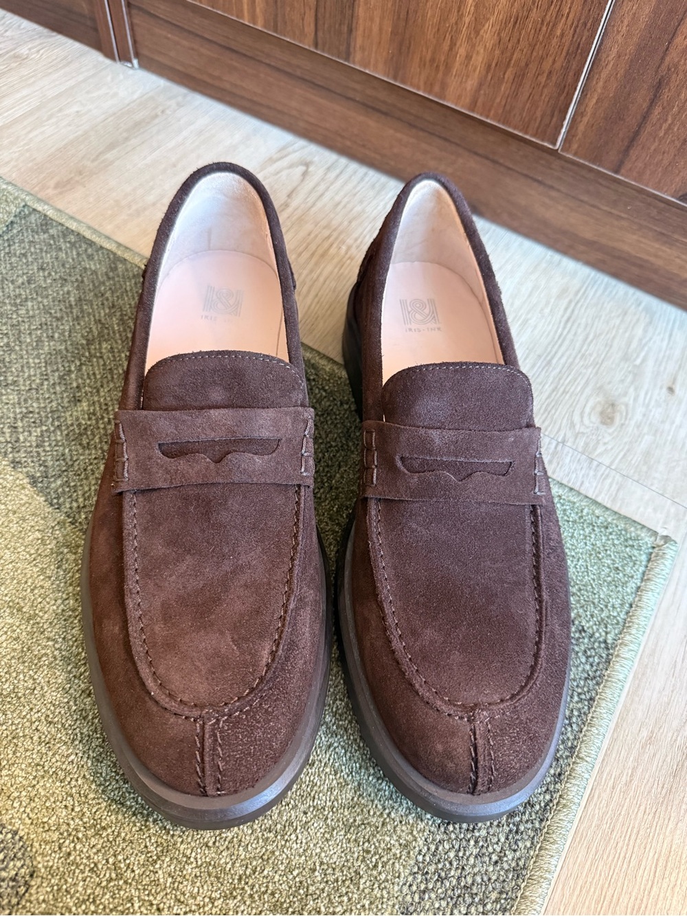 Suede Penny Loafers